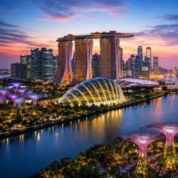 Sunset Skylines of Singapore photo